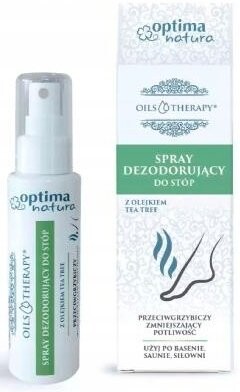 

Дезодорант-спрей для ног, 75 мл Optima Natura, Oils Therapy