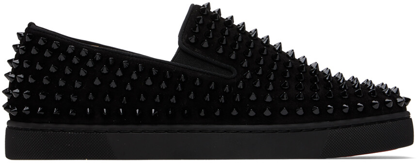 

Черные кроссовки на роликах Christian Louboutin