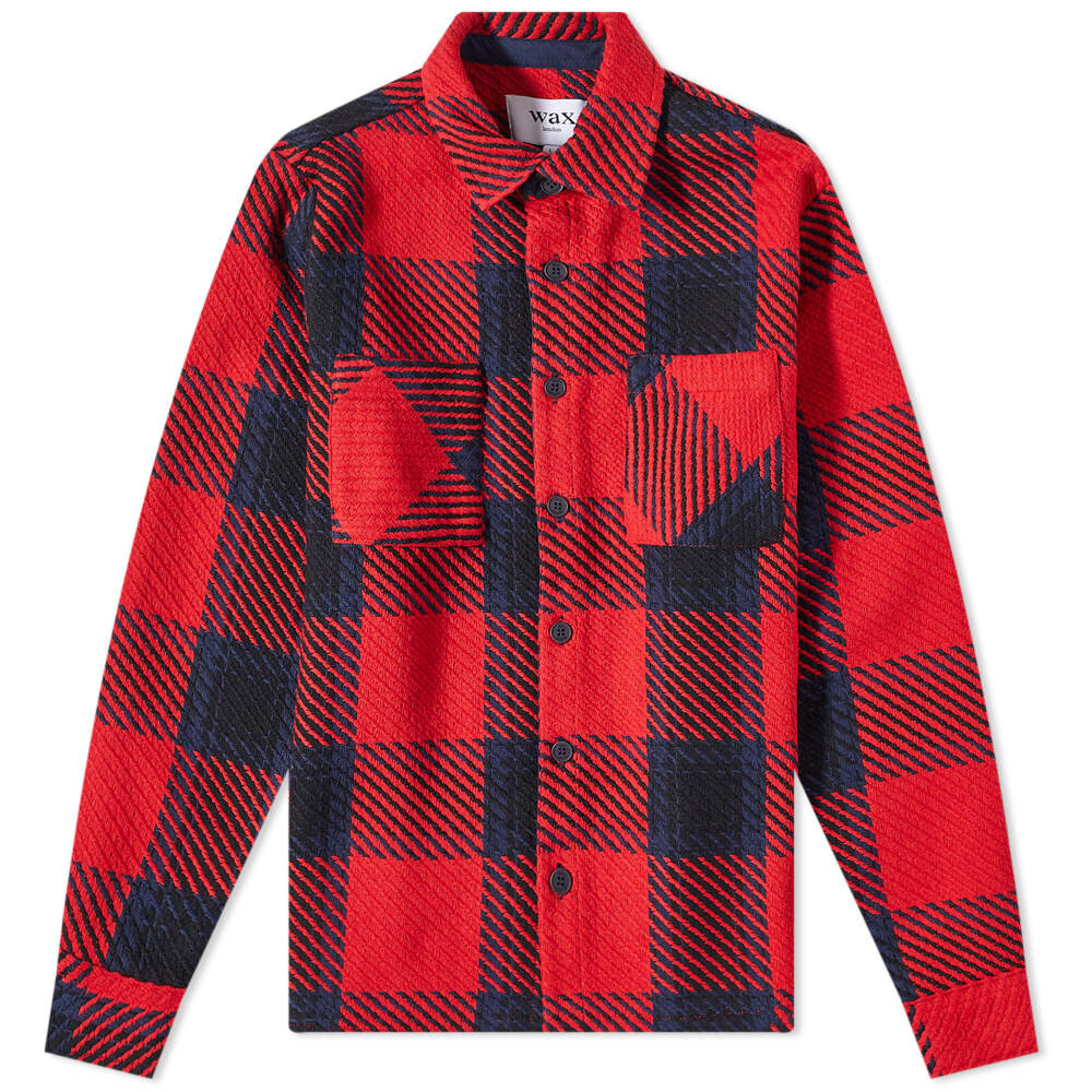 

Рубашка Wax London Whiting Overshirt Patron Check Red