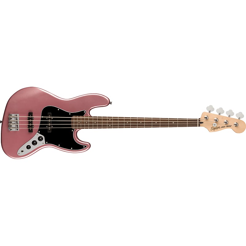 Fender Squier Affinity Series Jazz Bass, гриф Laurel, бордовый туман фото