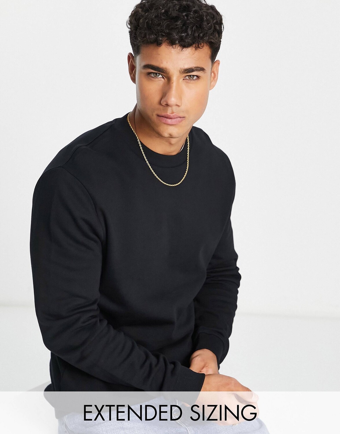 

Черная толстовка ASOS DESIGN, Черный