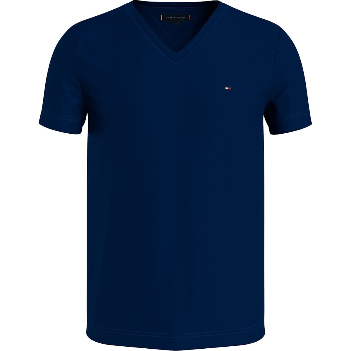 

Футболка Tommy Hilfiger Slim Fit Essential V-Neck, темно-синий