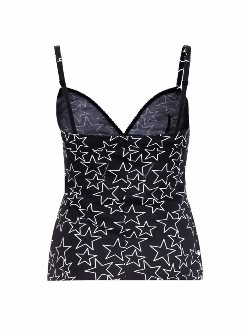 

Топ с принтом звёзд Dolce&Gabbana