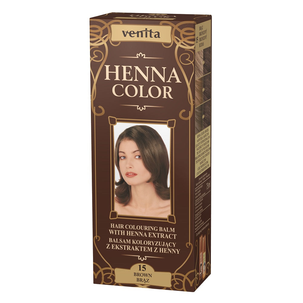 Красящий бальзам для волос henna color