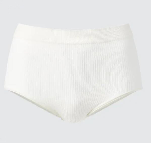 

Нижнее белье шорты бесшовные с высокой посадкой Uniqlo & Mame Kurogouchi High Rise Seamless, белый