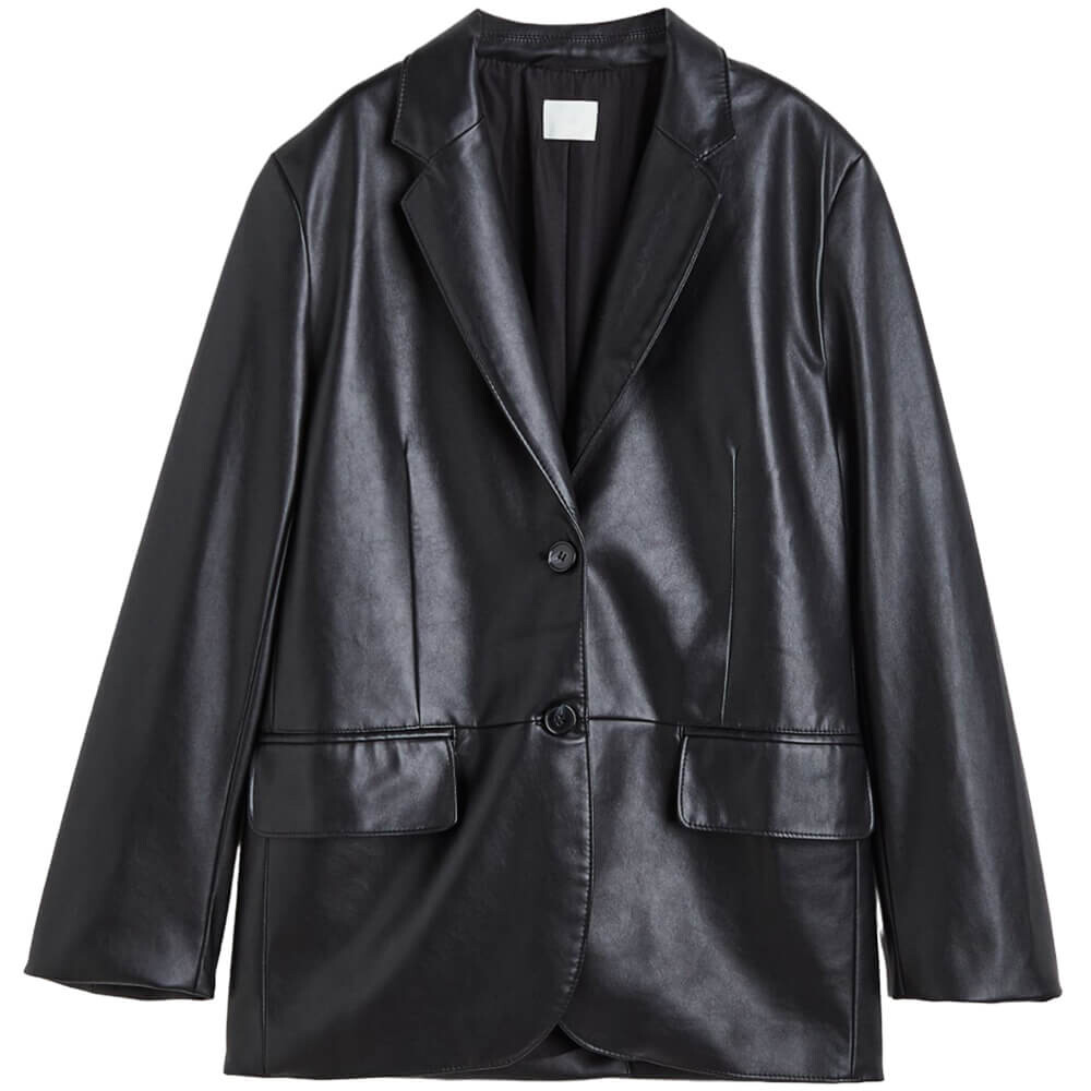 

Пиджак H&M Oversized, черный