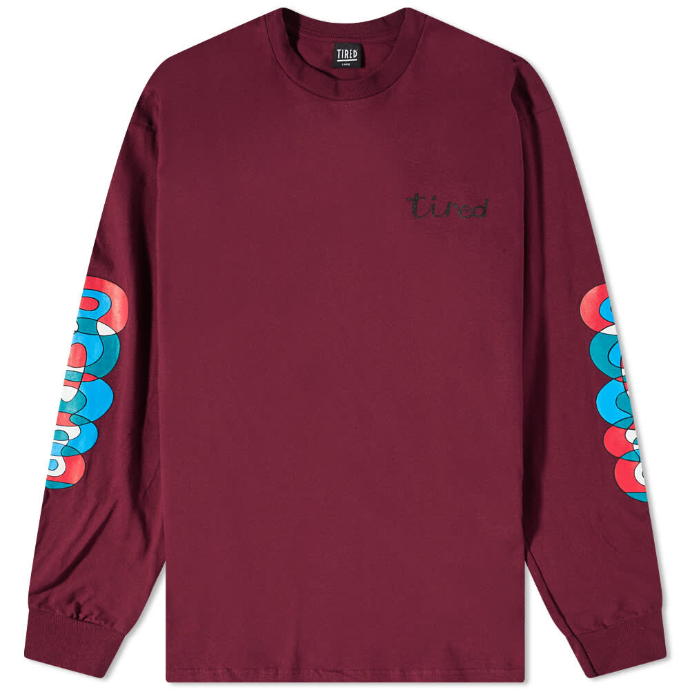 

Футболка Tired Skateboards Wobbles Long Sleeve Tee, Коричневый