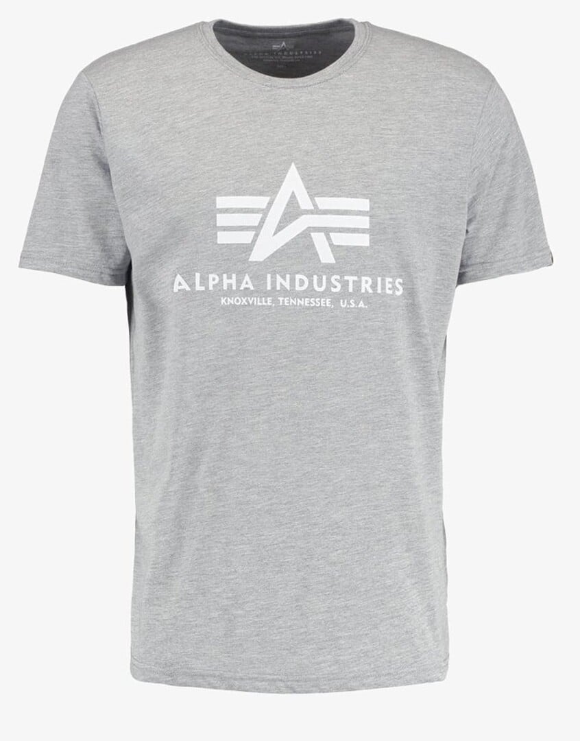 

Футболка Alpha Industries Basic, серая