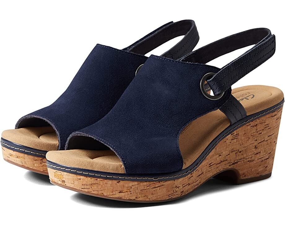 

Туфли на каблуках Giselle Sea Clarks, синий