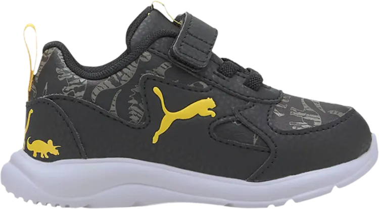 

Кроссовки Puma Fun Racer Archeo AC Infant Dinosaur - Black, черный