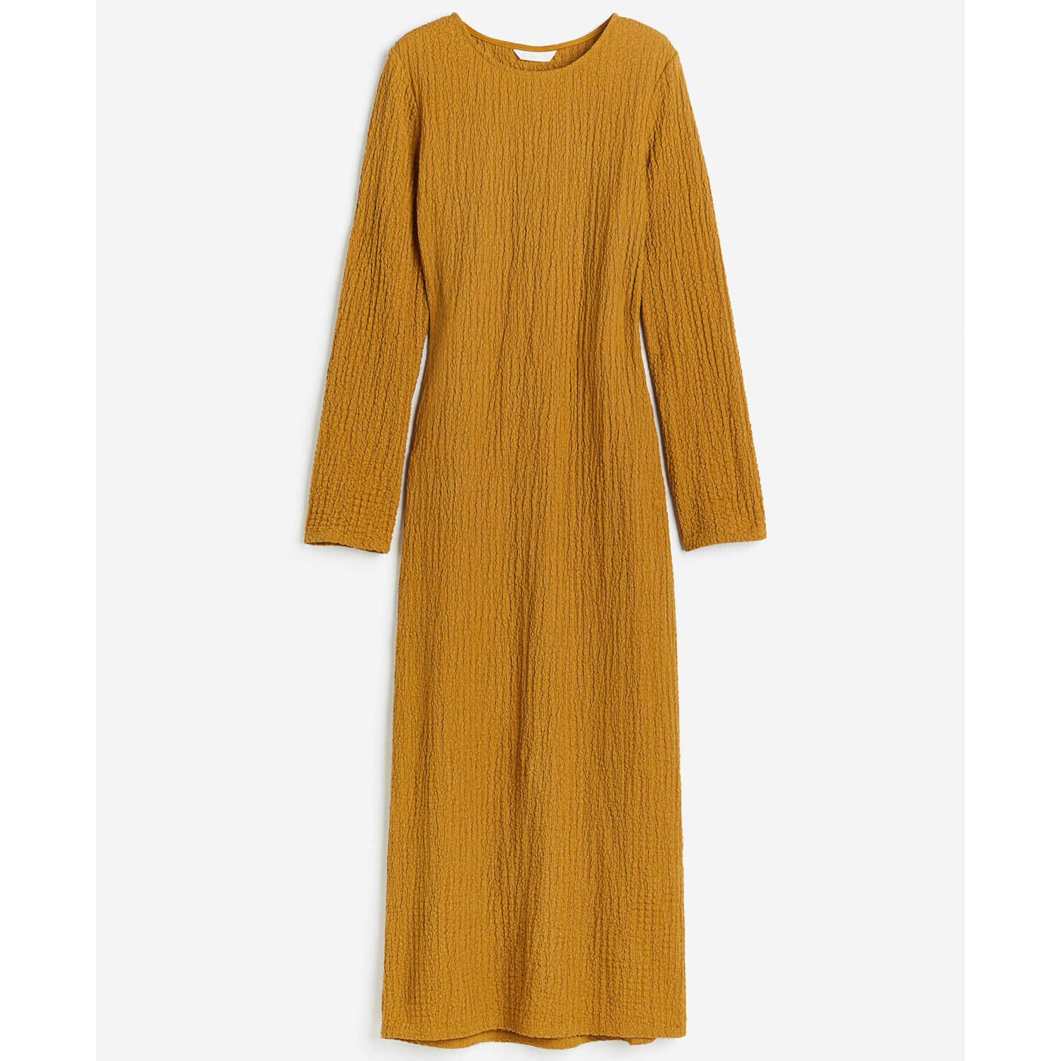 

Платье H&M Textured Jersey, желтый