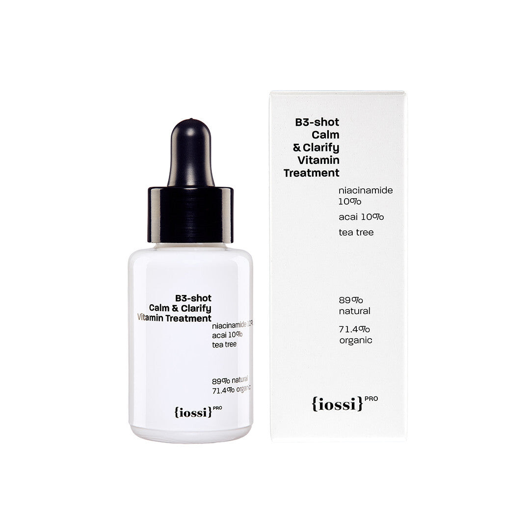 

Iossi B3-shot Calm & Clarify Vitamin Treatment концентрированная сыворотка с ниацинамидом 30мл