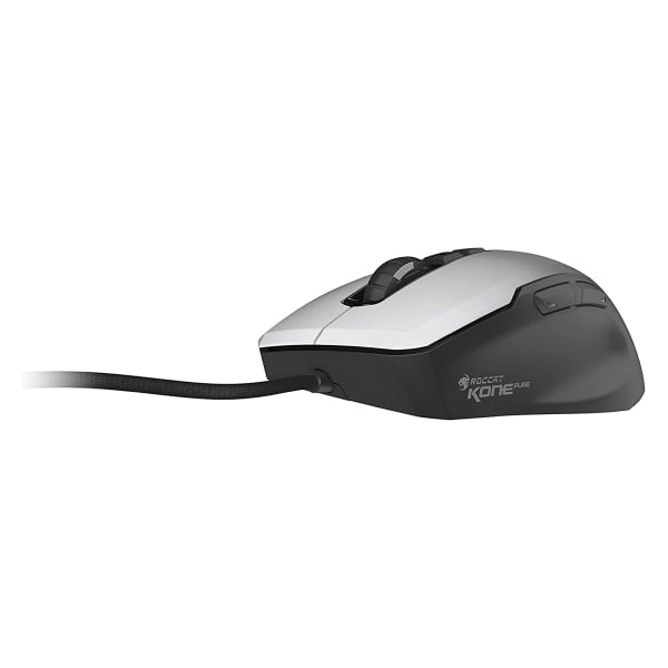 Проводная игровая мышь Roccat Kone Pure Owl-Eye, белая - фото