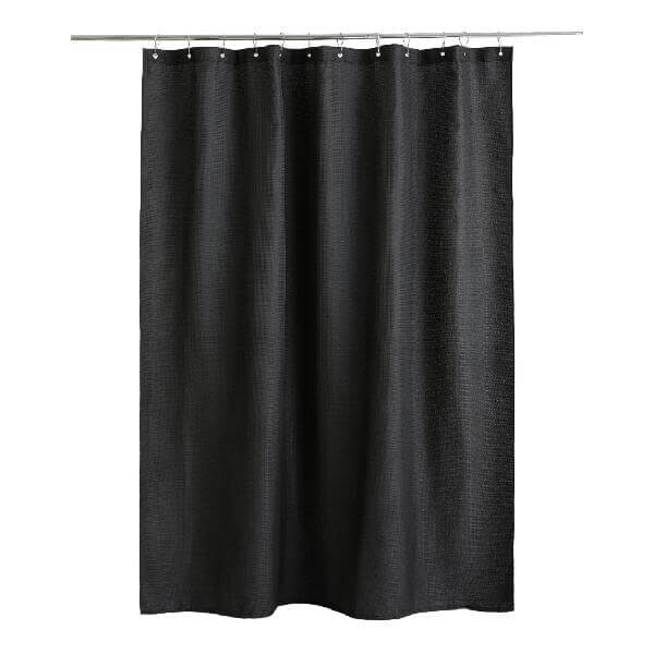 

Занавеска для душа H&M Home Waffled, черный