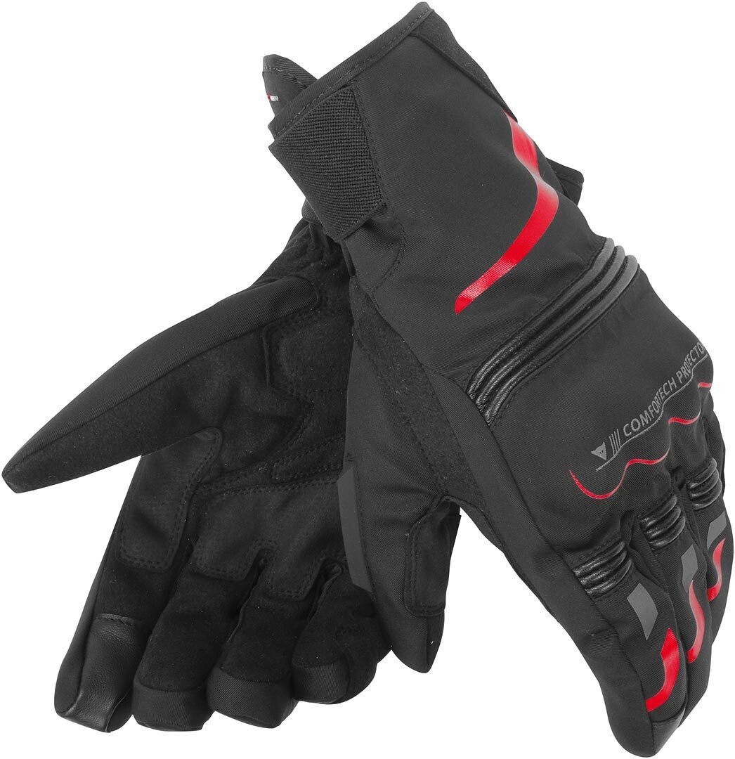 

Перчатки Dainese Tempest D-Dry короткие мотоциклетные, черный/красный