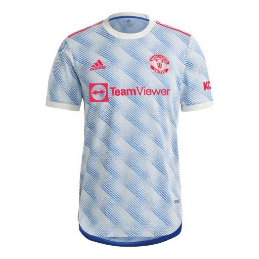 Футболка Adidas Manchester United 21/22 Away Authentic Jersey 'Cloud White', белый 2021 22 carlow gaa away 2 stripe jersey