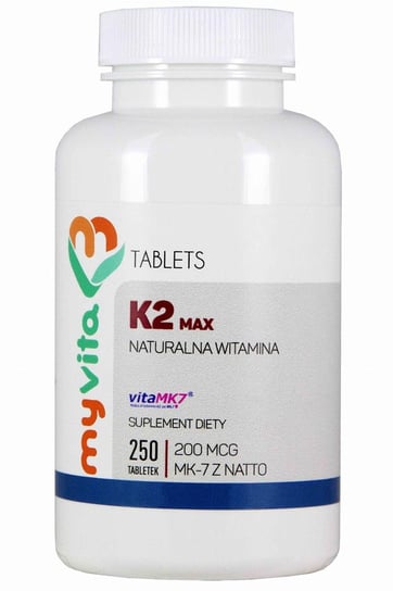 MyVita, Витамин К2, 250 таблеток
