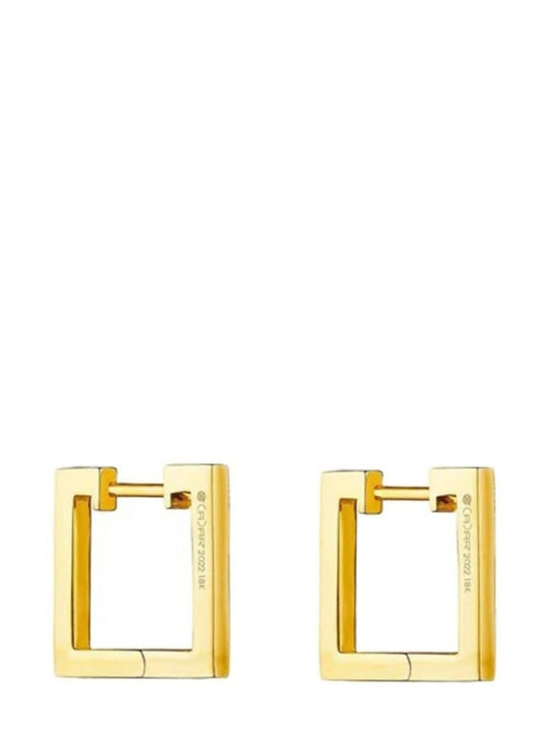 

Серьги-кольца Foundation из желтого золота Cadar, золотой
