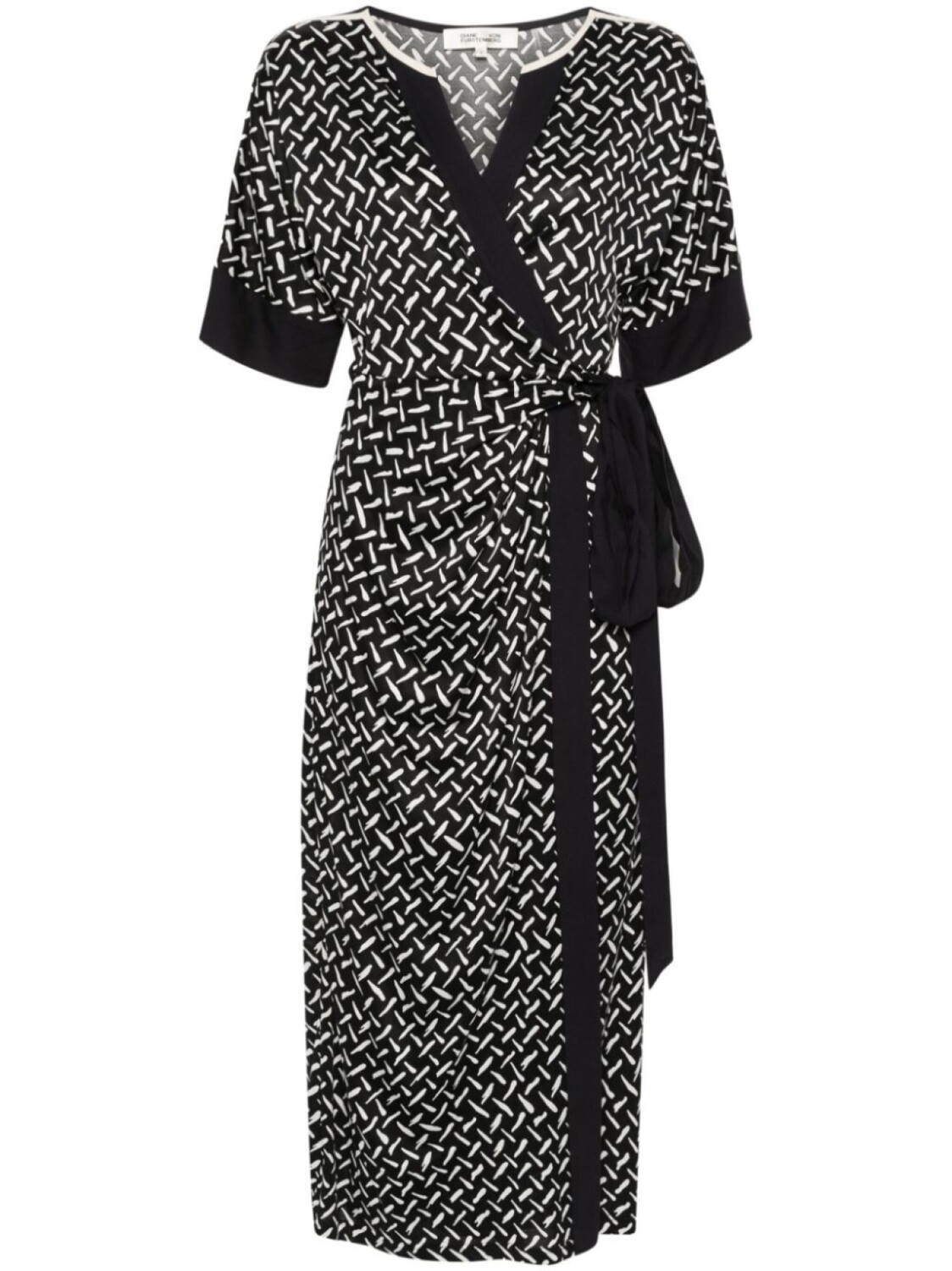 

Платье Dorothea с абстрактным принтом DVF Diane von Furstenberg, черный, Серый