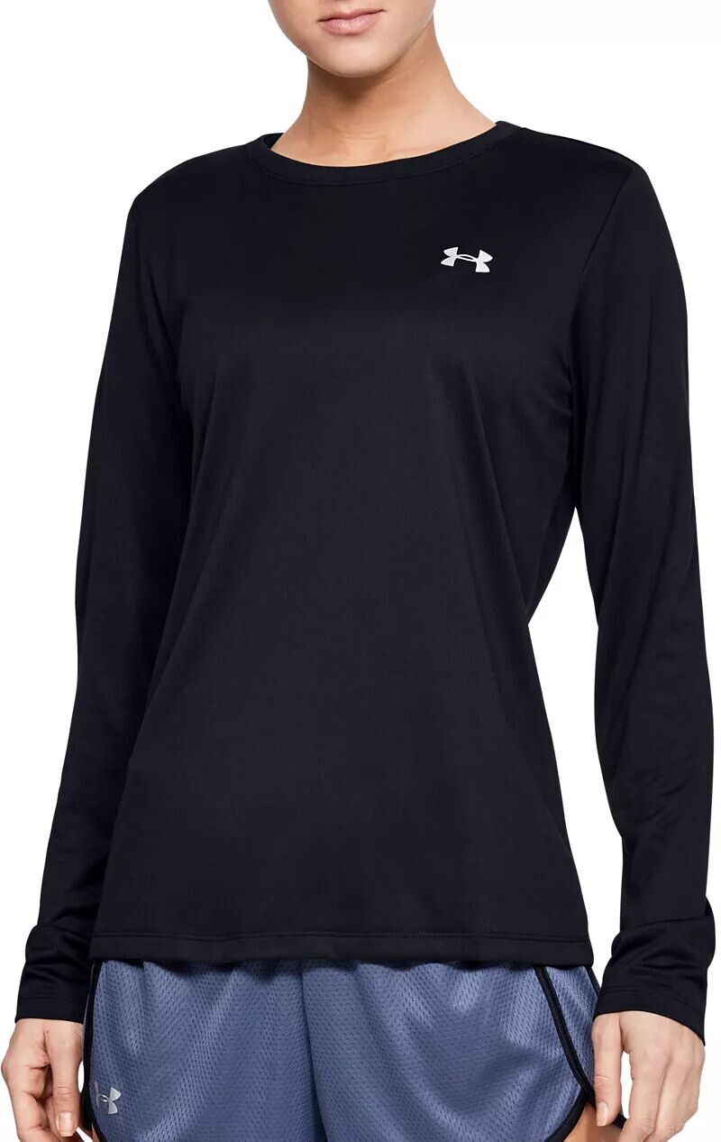 

Женская рубашка с длинным рукавом Under Armour Tech Crew, черный