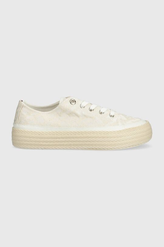 

Кроссовки VULC ROPE MONOGRAM WHITE DENIM Tommy Hilfiger, бежевый