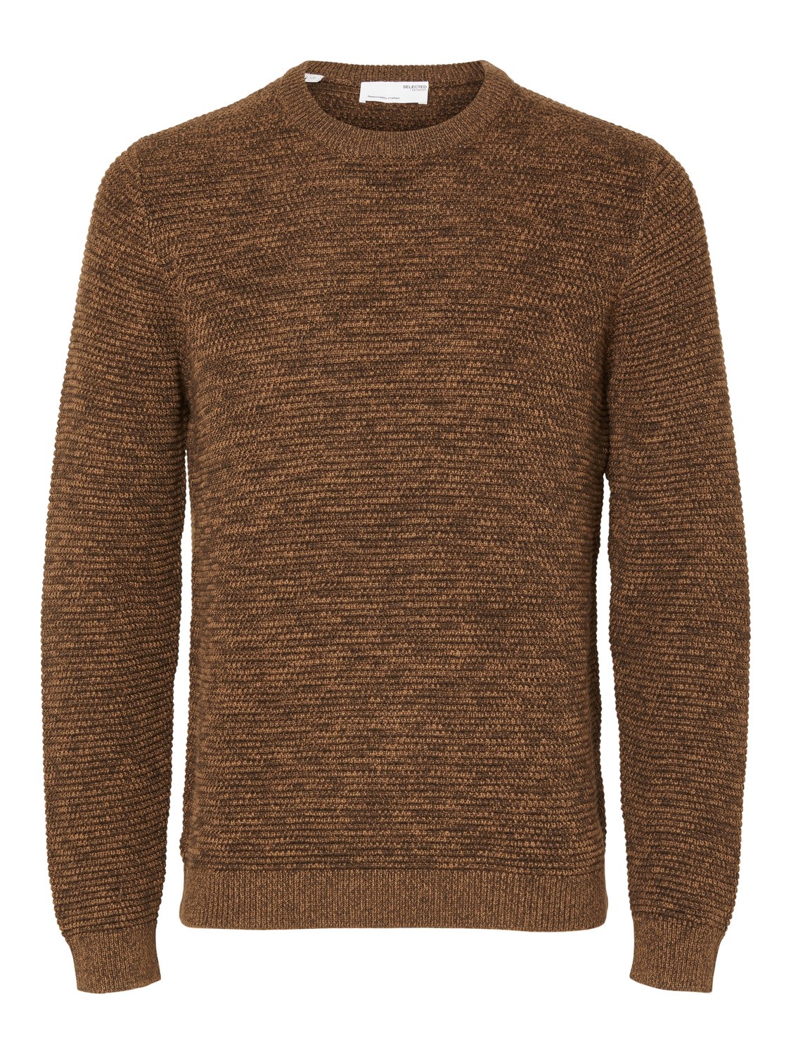 Пуловер SELECTED HOMME SLHVINCE, коричневый пуловер selected homme slhvince коричневый