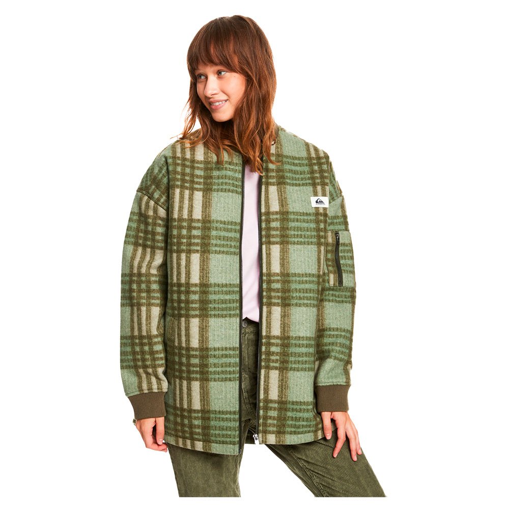 цена Куртка Quiksilver High Forest, зеленый
