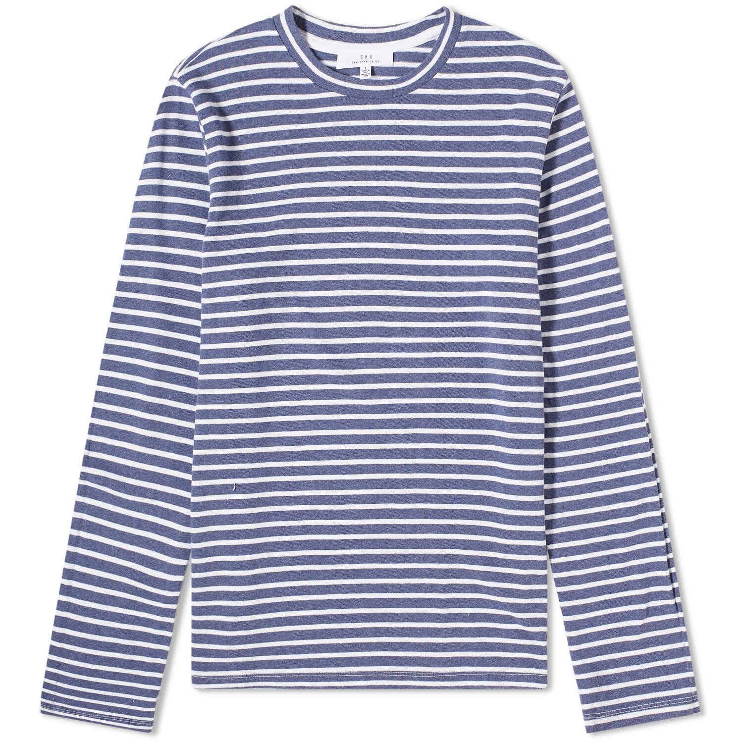 Футболка Save Khaki Organic Hemp Stripe Long Sleeve, цвет Marine