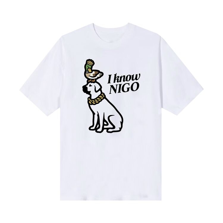 

Футболка I Know Nigo Dog Tee (New York Pop Up) 'White', белый