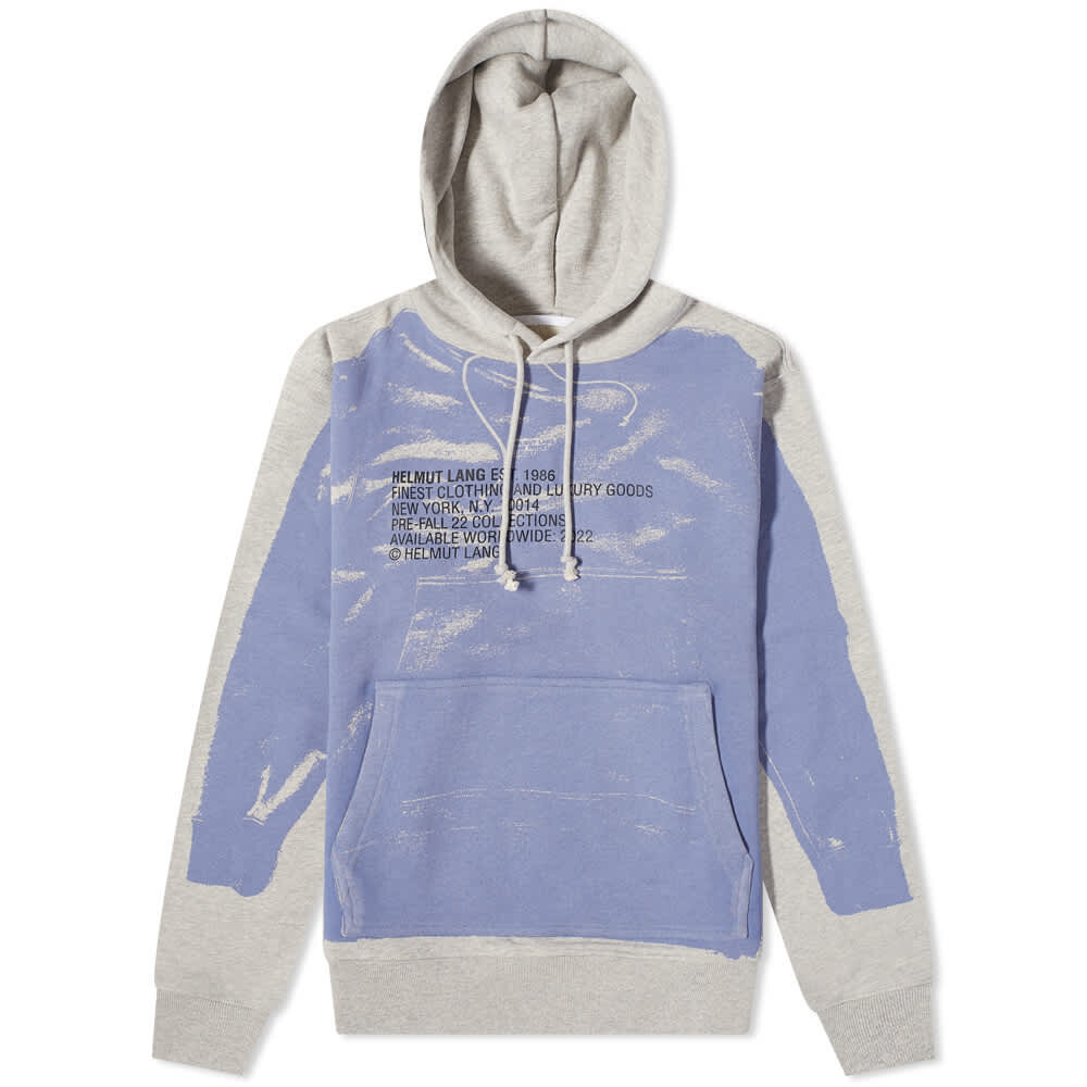 

Толстовка Helmut Lang Stencil Popover Hoody, Серый