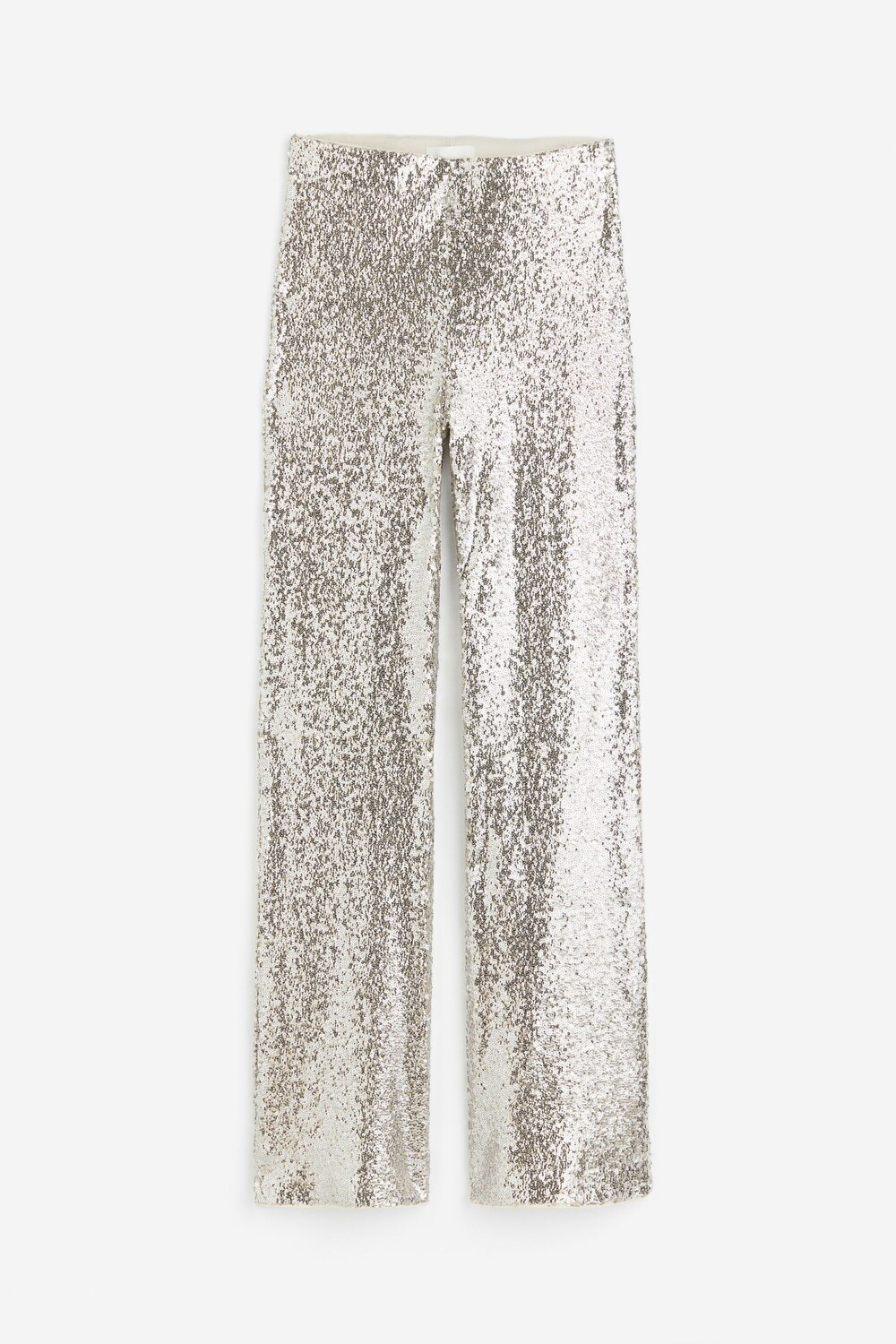 

Брюки H&M Sequined, серебристый
