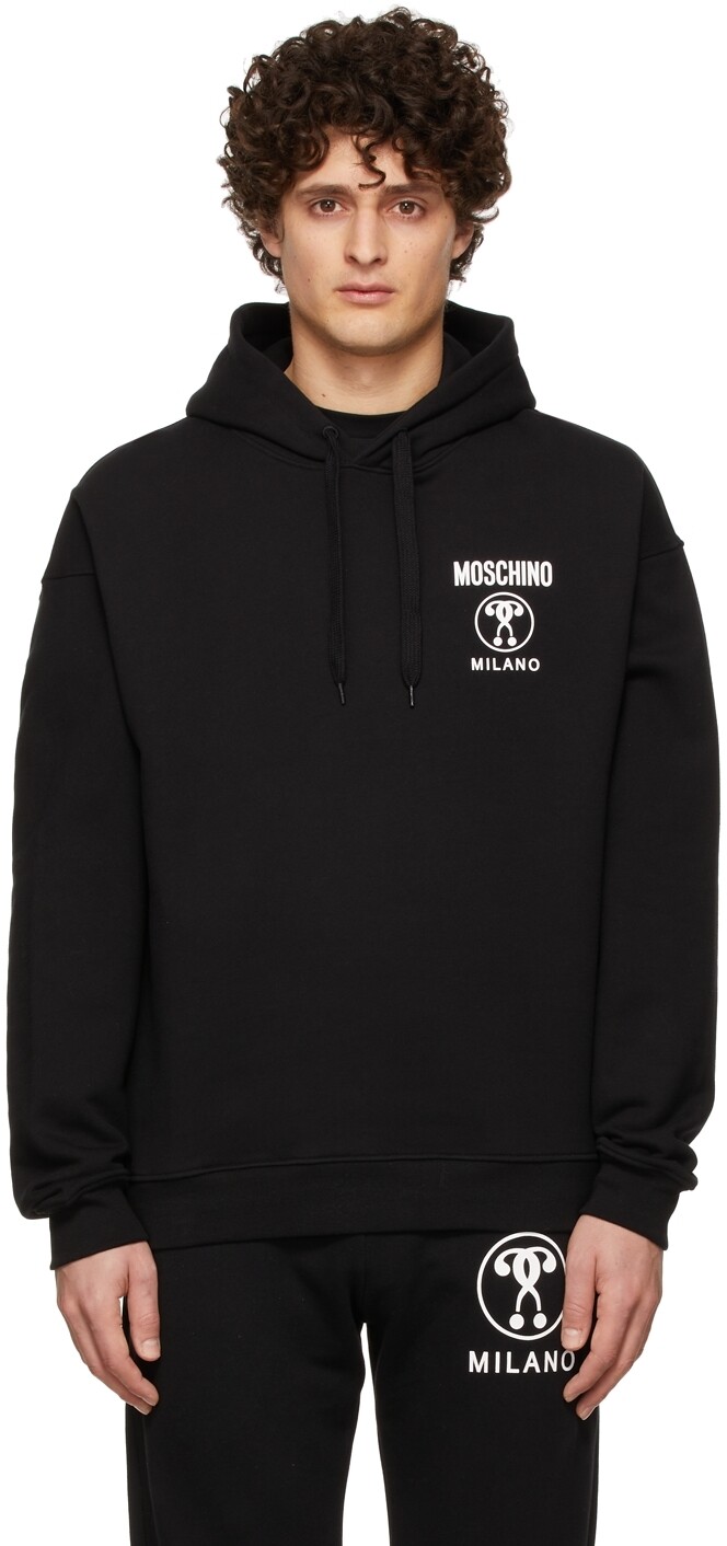 

Черный - Худи с двойным вопросительным знаком Moschino