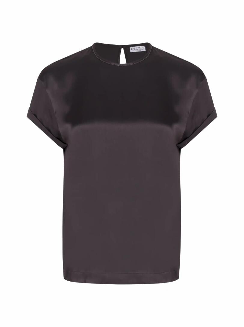 

Шелковый топ с цепью мониль Brunello Cucinelli