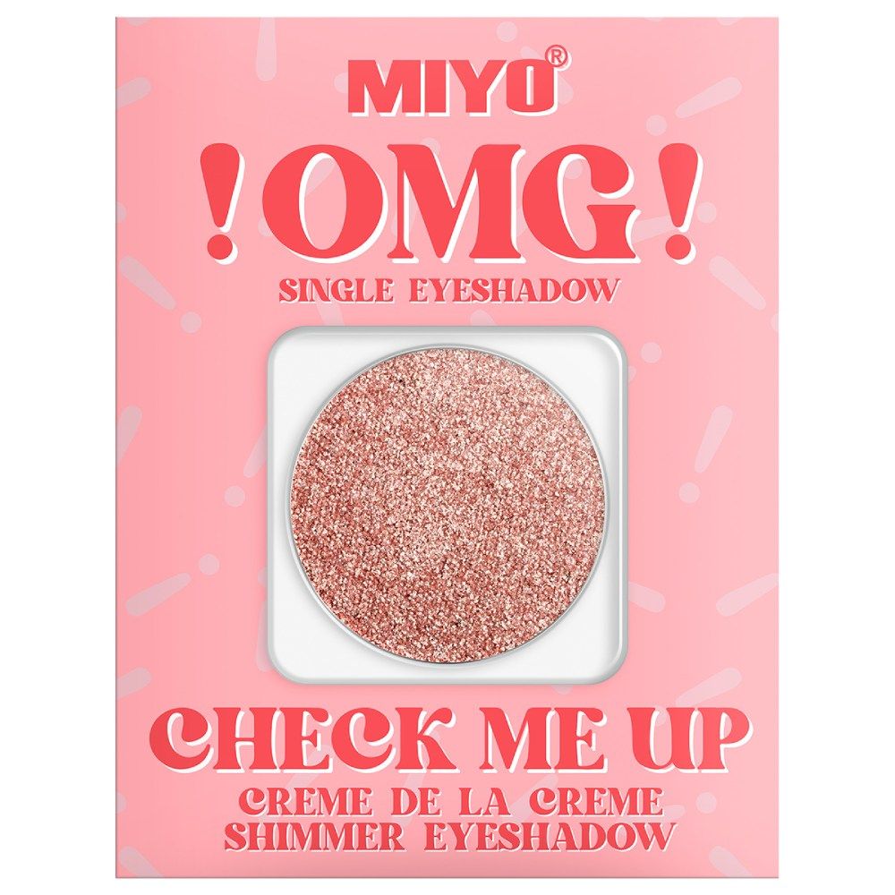Miyo OMG Check Me Up Creme De La Creme Shimmer Тени для век, 27 Lollypop сертификат check up женское здоровье пакет расширенный