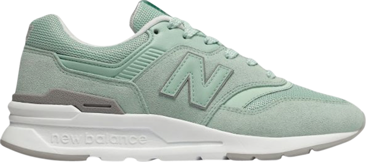 Лимитированные кроссовки New Balance Wmns 997H Classic Essential 'Turquoise', зеленый - фото