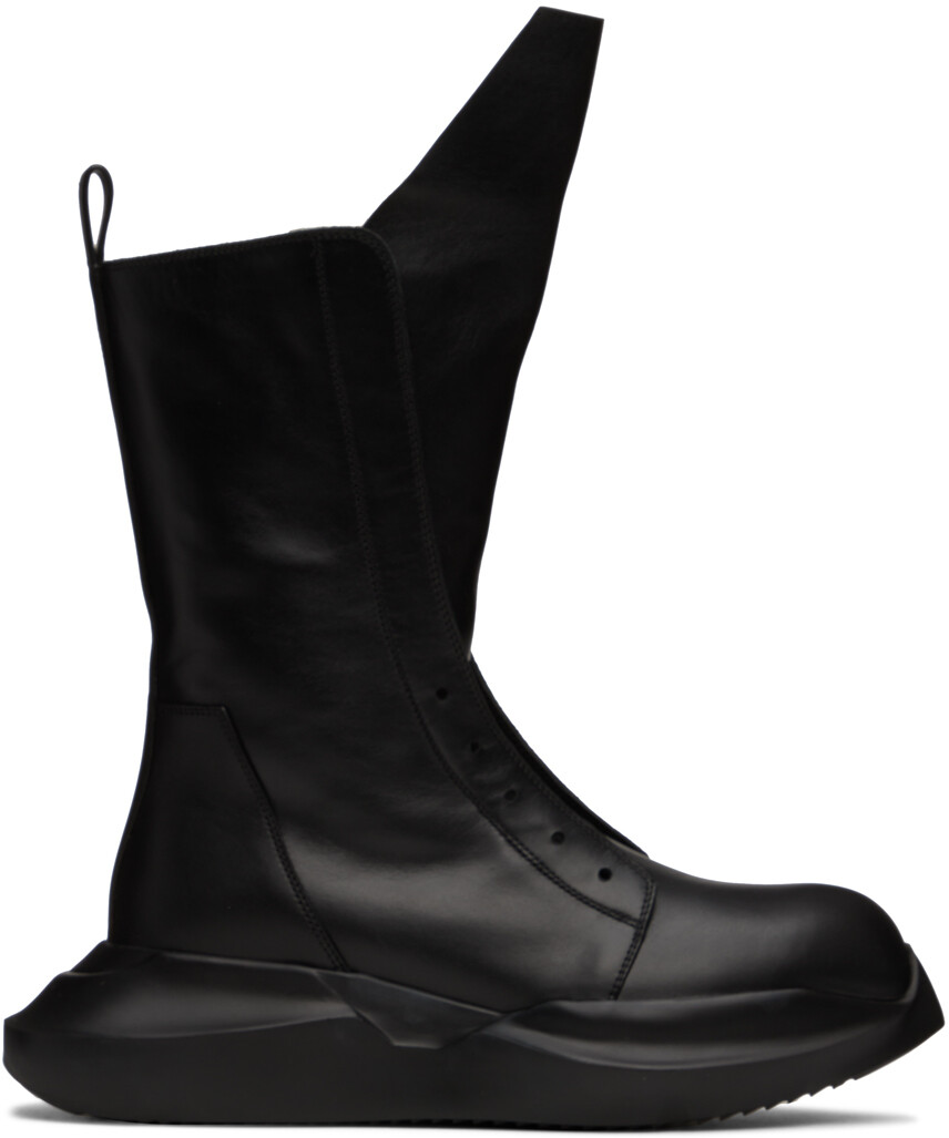 

Черные армейские сапоги гетов Rick Owens