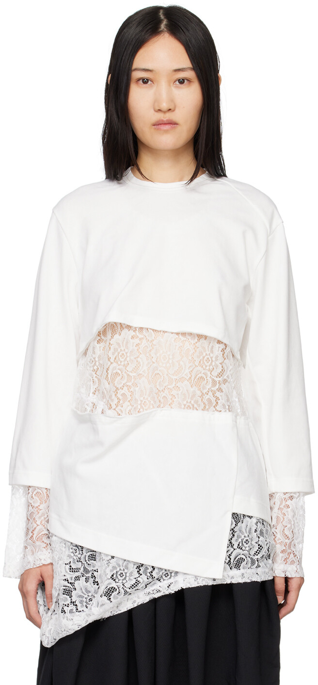 

Многослойная футболка с длинным рукавом Off-White Comme des Garçons