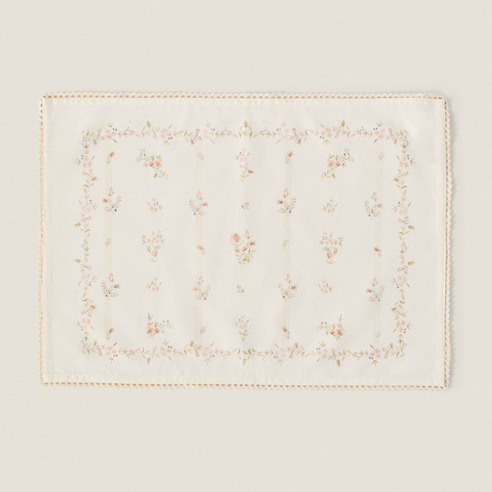 Салфетка под столовые приборы Zara Home Floral Print Cotton, 35 x 50 см
