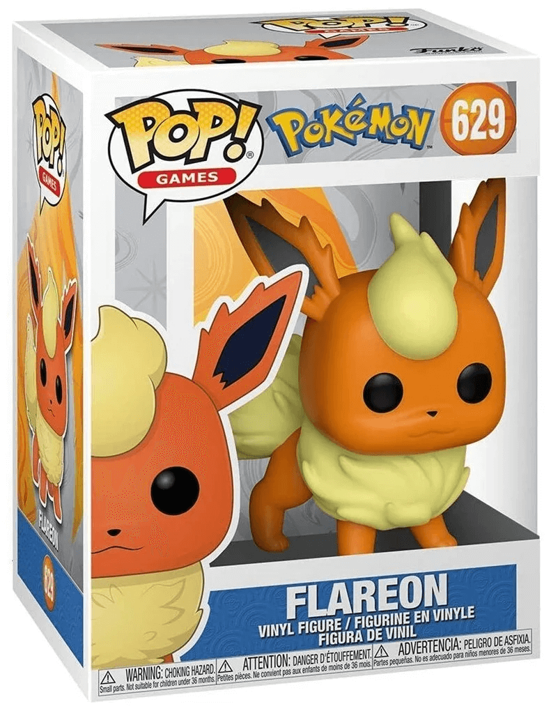 Фигурка Funko POP! Games: Pokemon - Flareon плюшевая игрушка довольный пикачу pokemon 55 см