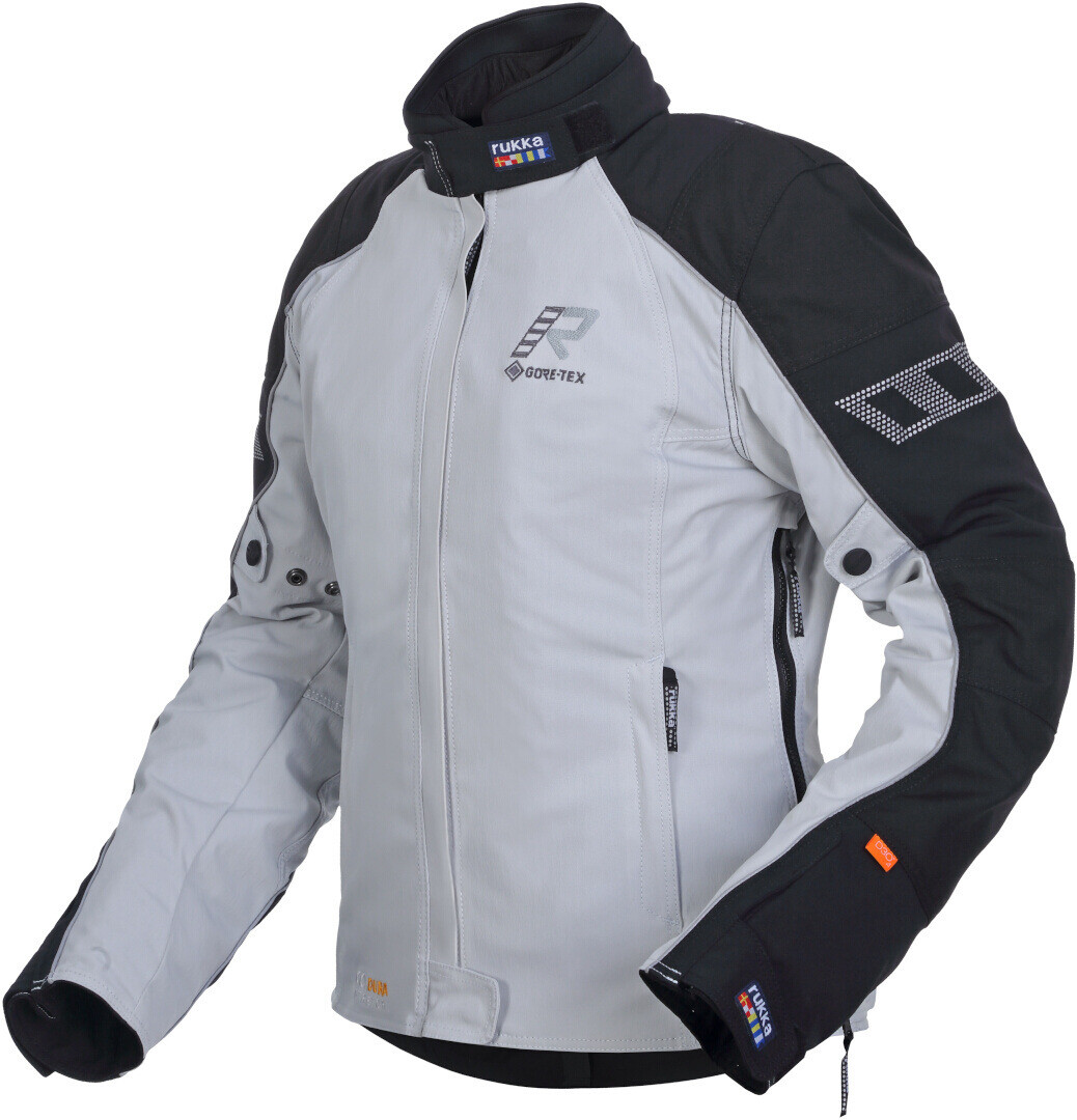 

Rukka Comforina GTX Дамы Мотоцикл Текстильная куртка, светло-серый/черный