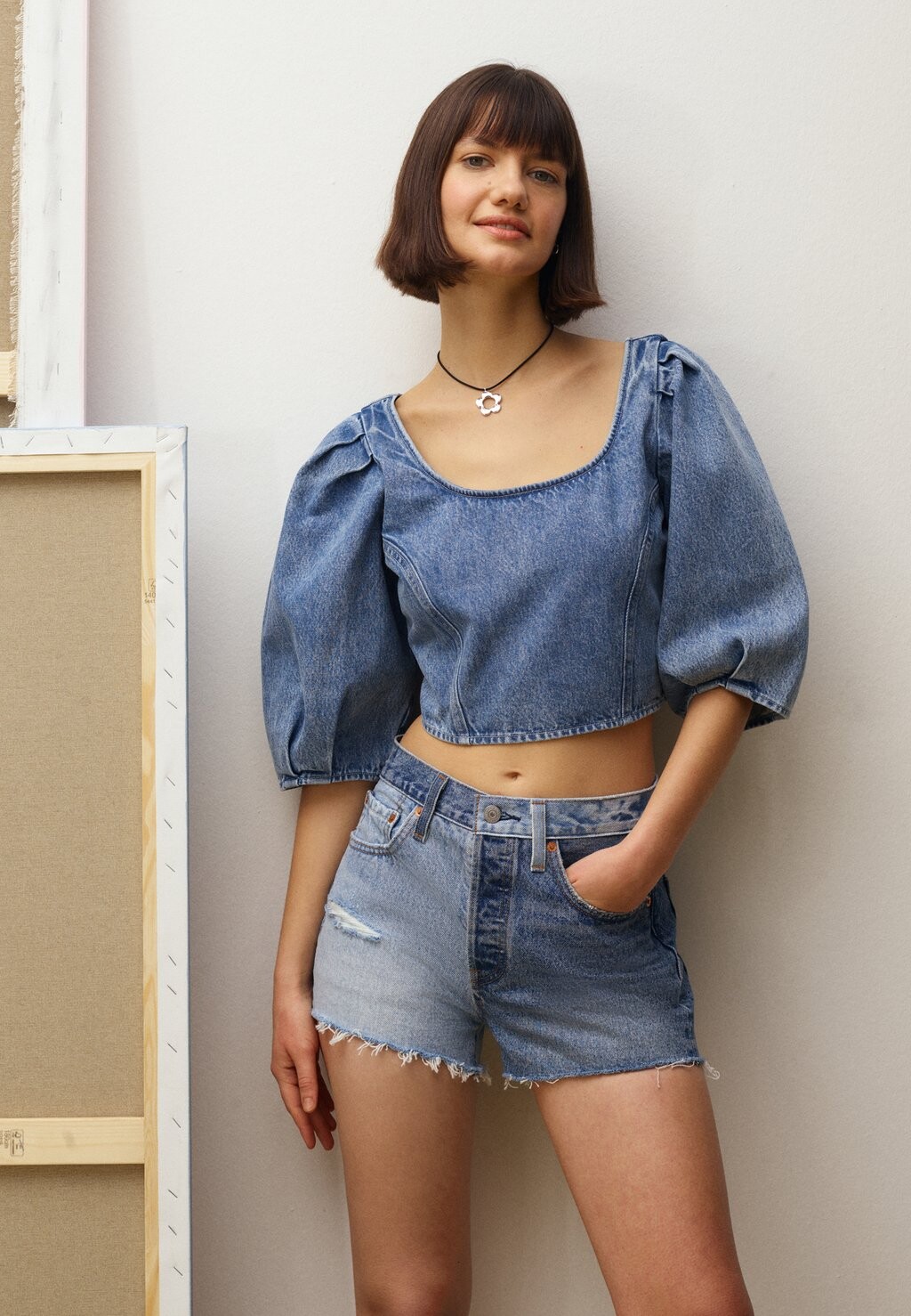 

Футболка с принтом Levi's, Синий