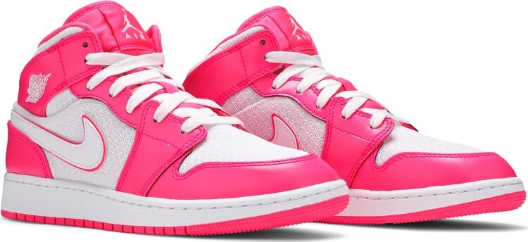 Air Jordan 1 Mid GS Hyper Pink