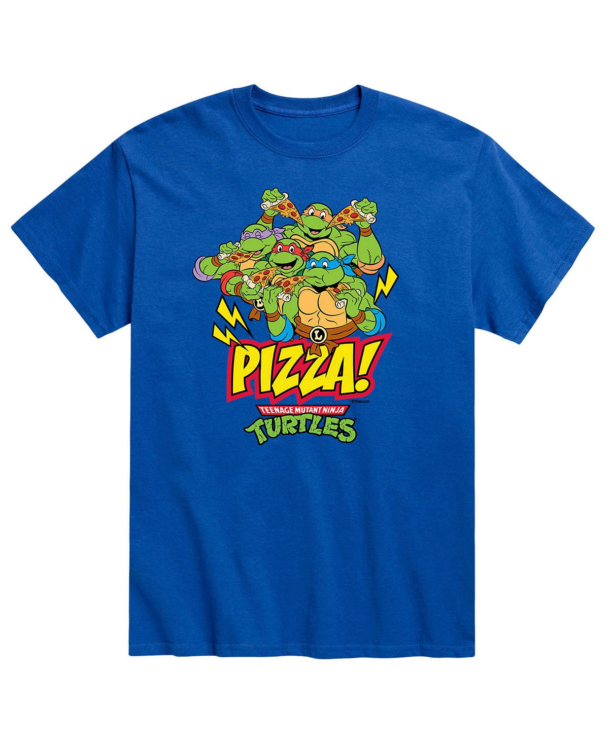 Мужская футболка с изображением черепашек ниндзя и пиццы AIRWAVES мягкая игрушка леонардо черепашки ниндзя 35 см