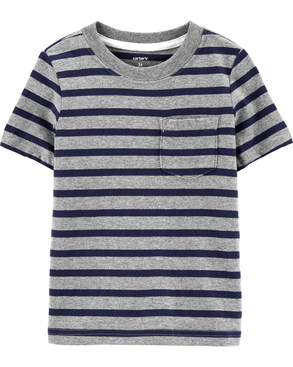 

Футболка Baby Pocket из джерси Carter's, черный/серый