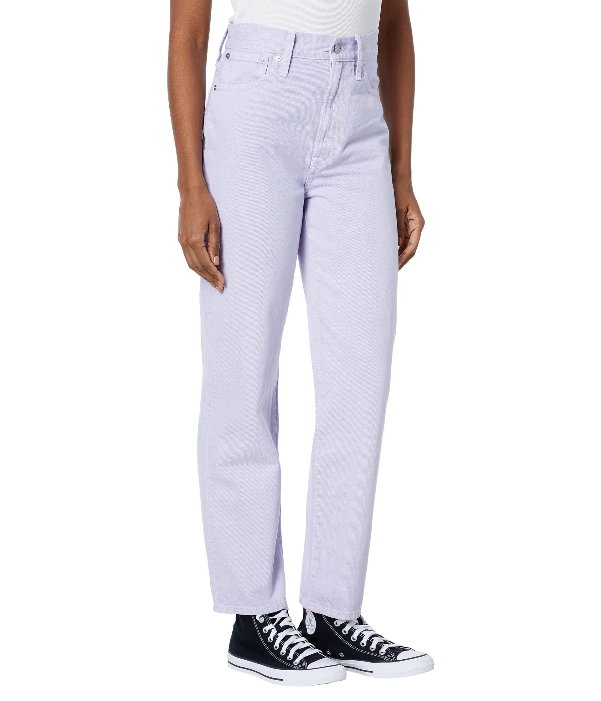 Джинсы Madewell, The Perfect Vintage Straight Jean: Garment-Dyed Edition фотографии