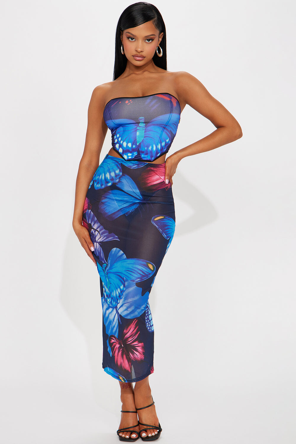 

Юбка Fashion Nova HTS84, синий