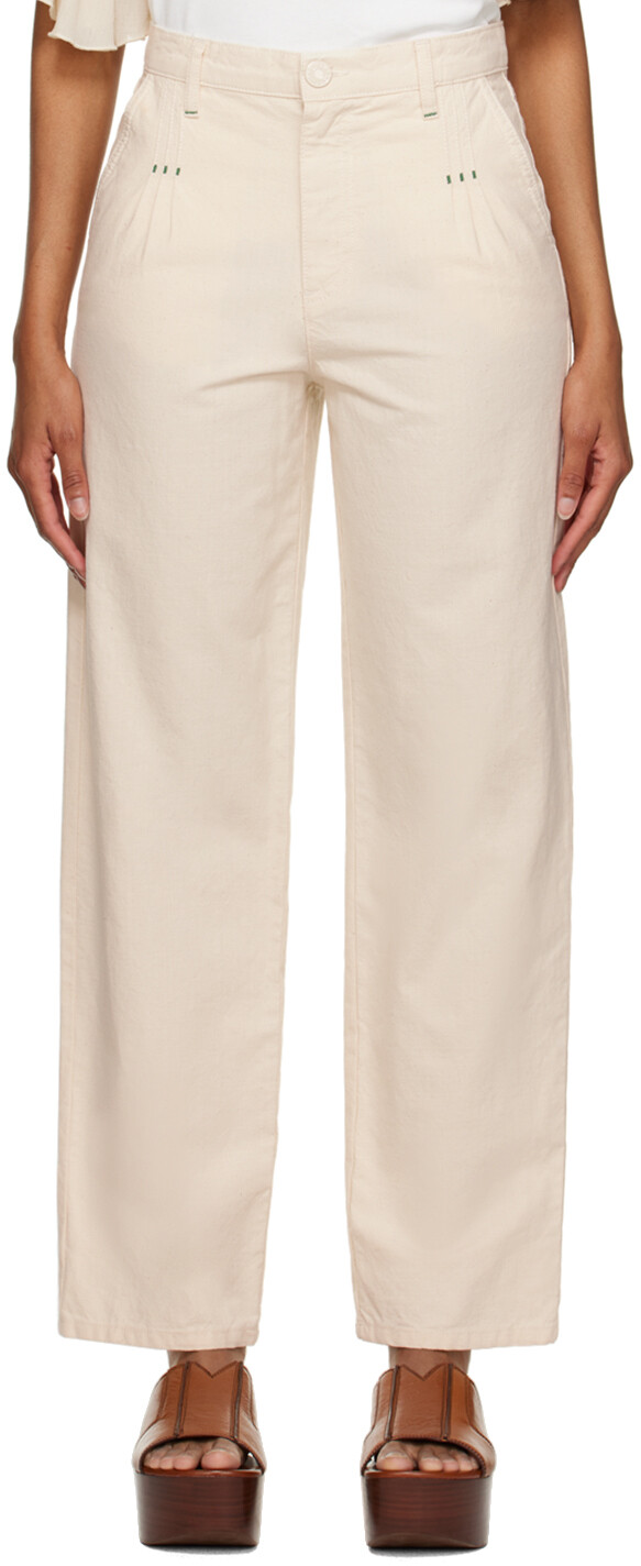 

Джинсы Off-White со складками See by Chloé