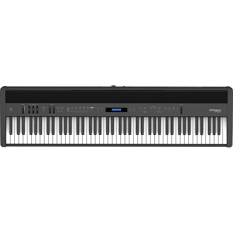 

Roland FP-60X 88-клавишная клавиатура для цифрового пианино с моделированием SuperNATURAL, черный FP-60X-BK