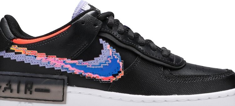 Nike Wmns Air Force 1 Shadow SE Pixel Swoosh Off Noir