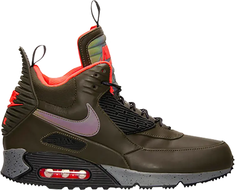 

Кроссовки Nike Air Max 90 SneakerBoot 'Dark Loden', зеленый, Зеленый;серый